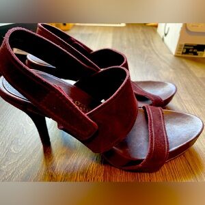 New Pedro l garcia españa  Wisal burgundy sandal size 40